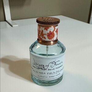 Library of Flowers Field & Flowers Perfume HALF Full spray bottle of 1.69 fl oz